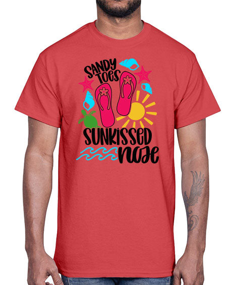 Sandy Toes Sunkissed Nose Style 27#- summer- Cotton Tee