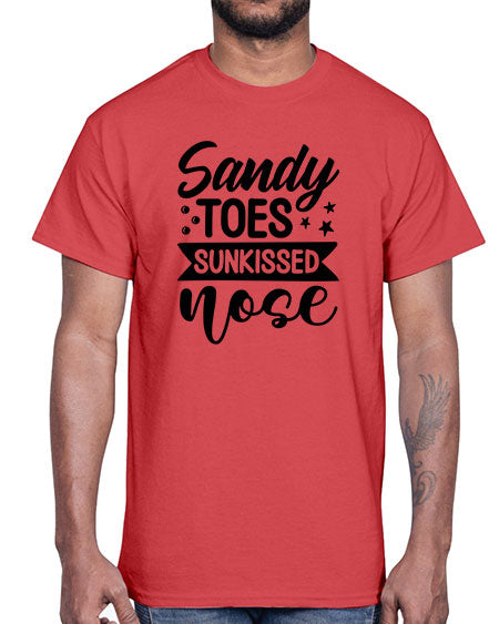 Sandy toes sunkissed nose 01#- summer- Cotton Tee