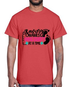 Saving Babies One Shift At A Time Style Style 1371#- nurse- Cotton Tee