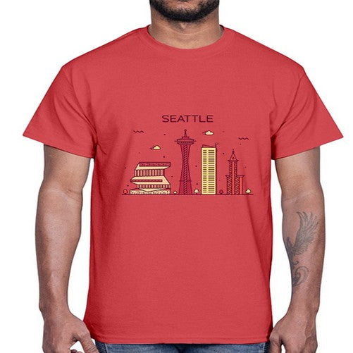 Seattle 1810#- cities- Cotton Tee