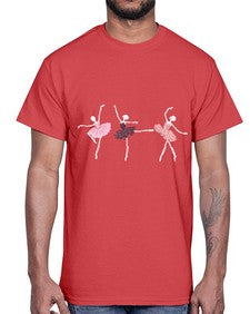 Skeleton ballerinas ballet halloween ballet 184#- ballet- Cotton Tee
