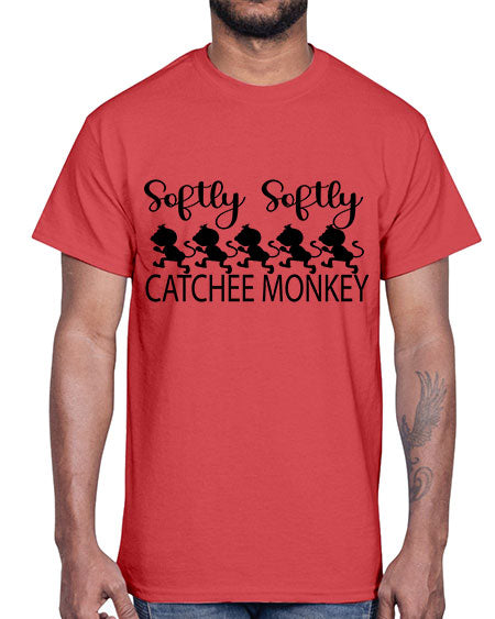 Softly softly catcher monkey - monkey- Cotton Tee