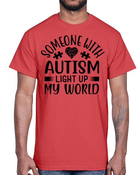 Some one with Style 50#- autism- Cotton Tee