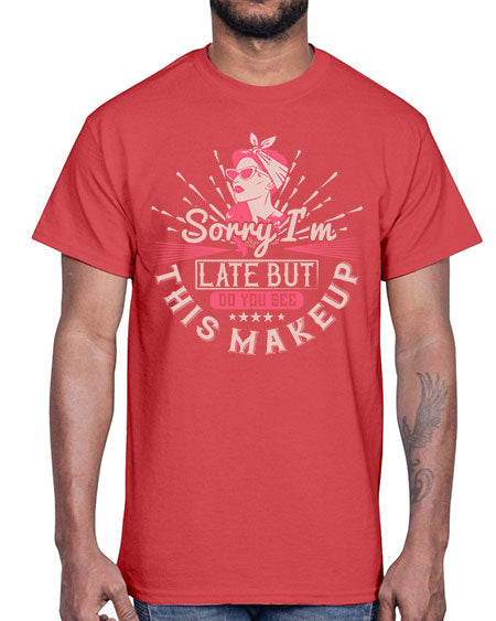 Sorry Im late but do you see this makeup Style 186#-makeup Cotton Tee