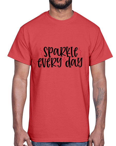 Sparkle every day design Style 220#-makeup Cotton Tee