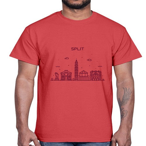 Split 1875#- cities- Cotton Tee