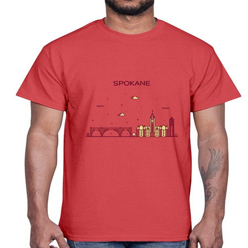 Spokane 1880#- cities- Cotton Tee