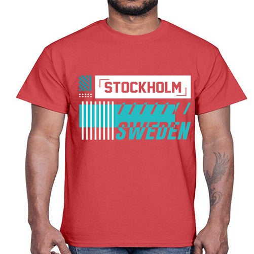Stockholm 1893#- cities- Cotton Tee