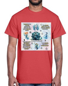 Straight Aquarius 468#- aquarius- Cotton Tee