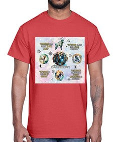 Straight Capricorn 471#- capricorn- Cotton Tee