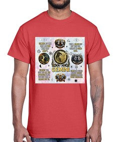 Straight Gemini 472#- gemini- Cotton Tee