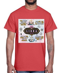 Straight Libra 474#- libra- Cotton Tee