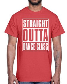 Straight outta dance class 190#- dance2- Cotton Tee