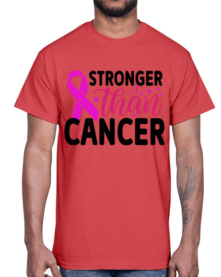 Stronger Than Cancer 6#- breast cancer- Cotton Tee