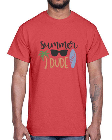Summer dude 58#- summer- Cotton Tee
