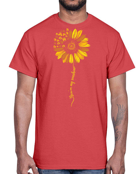 Sunflower Owl You Are My A TurtleRabbit 19#- owl- Cotton Tee