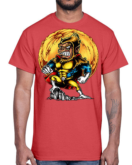 Super Monkey - Files- monkey- Cotton Tee