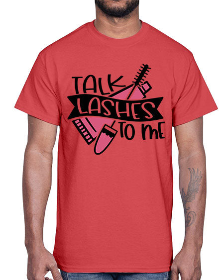 Talk Lashes To Me Style 17#-makeup Cotton Tee