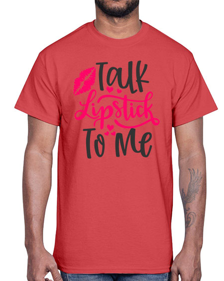 Talk Lipstick To Me Style 217#-makeup Cotton Tee