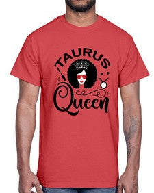 Taurus queen 505#- taurus- Cotton Tee