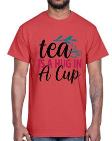 Tea Is A Hug In A Cup 1612#- tea- Cotton Tee