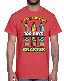 Teacher My Students Are one hundred 922#- one hundred days- Cotton Tee