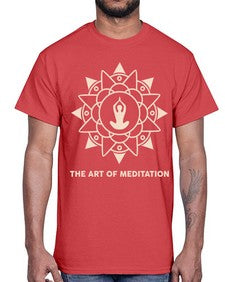 The Art of Meditation 543#- yoga- Cotton Tee