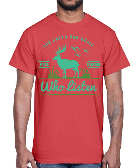 The Earth Has Music 15#- nature- Cotton Tee
