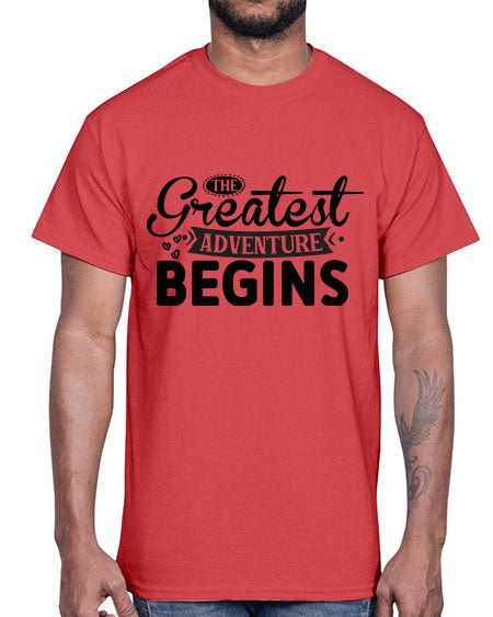 The Greatest Adventure Begins 456#- kids- Cotton Tee