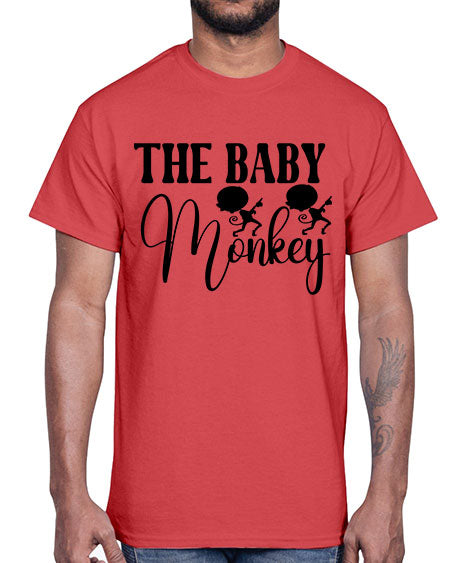 The baby monkey - monkey- Cotton Tee