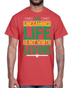 The unexamined life is not worth living Style 15#- Self awareness- Cotton Tee