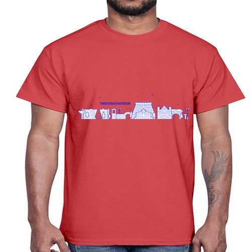 Thiruvananthapuram 1990#- cities- Cotton Tee
