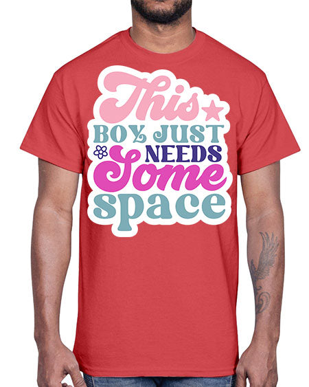 This boy just needs some space 6#- space- Cotton Tee