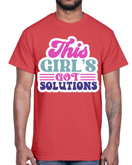 This girls got solutions 16#- general science- Cotton Tee