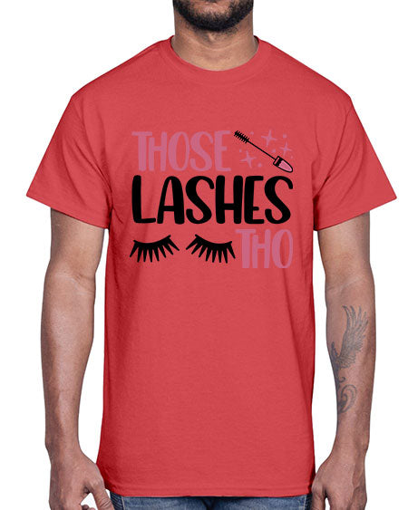 Those Lashes Tho Style 11#-makeup Cotton Tee