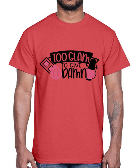 Too Glam To Give A Damn Style 10#-makeup Cotton Tee