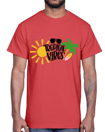 Tropical Vibes Style 9#- summer- Cotton Tee