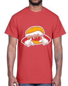 Try me 257#- cartoon food- Cotton Tee