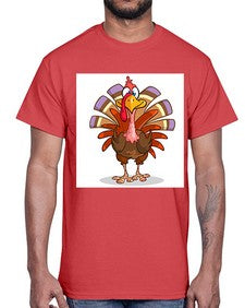 Turkey 258#- cartoon animals- Cotton Tee