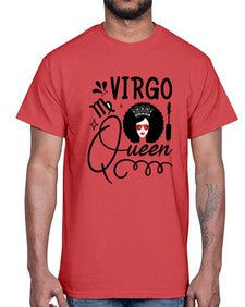 Virgo queen 541#- virgo- Cotton Tee