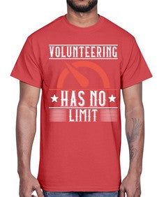 Volunteering Has No Limit Style 17#- volunteer- Cotton Tee