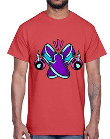 Walk the talk 261#- cartoon general- Cotton Tee