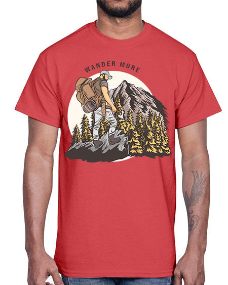 Wander More 3#- nature- Cotton Tee