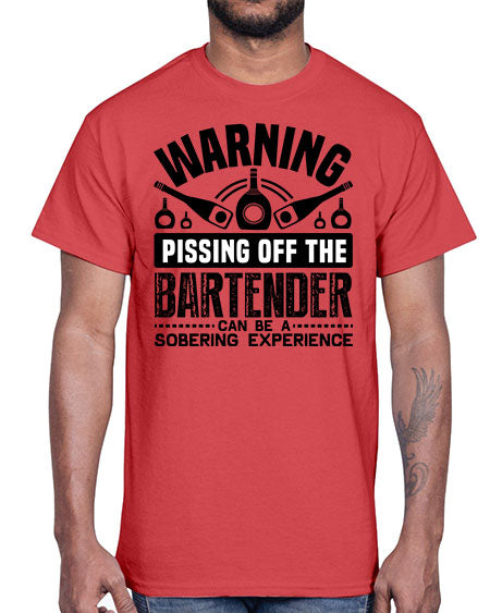 Warning Style 462#- bartender- Cotton Tee