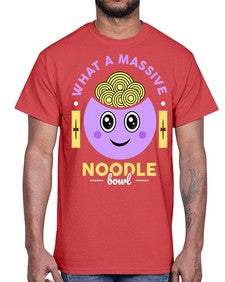 What a Massive Noodle Bowl 1698#- Ramen- Cotton Tee