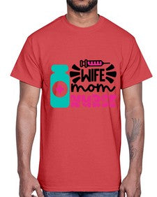 Wife Mom Nurse Style Style 1642#- nurse- Cotton Tee