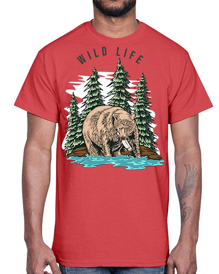 Wild Life 1#- nature- Cotton Tee
