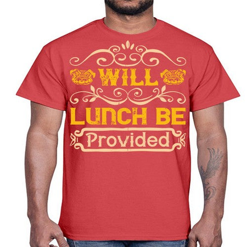 Will Lunch Be Provided Style 7#- dogs- Cotton Tee
