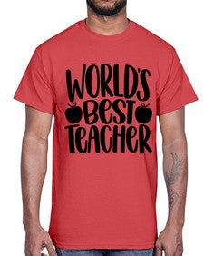 Worlds Best Teacher Style 1657#- teacher- Cotton Tee