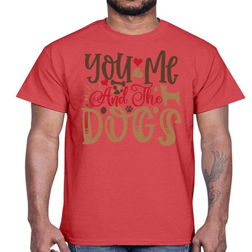 You Me And The Dogs Style 52#- dogs- Cotton Tee